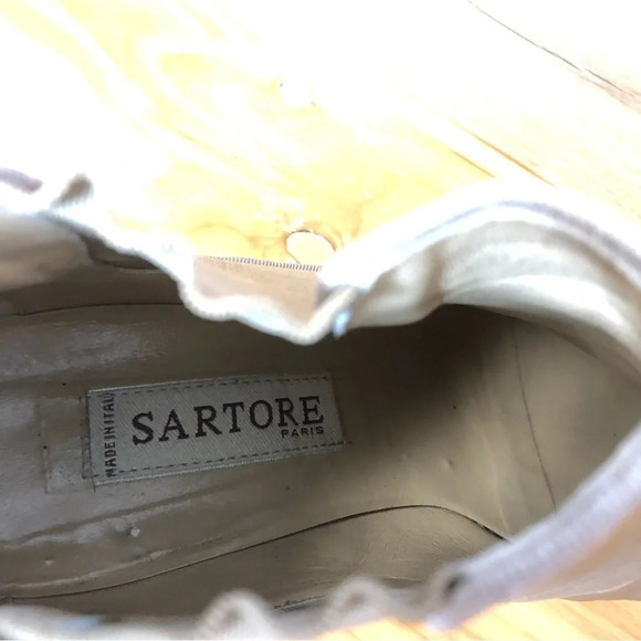 Satore taupe Chelsea ankle boots Italian leather - Picture 5 of 10